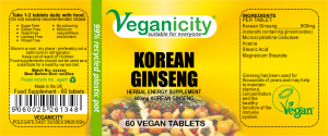 Korean Ginseng 600mg