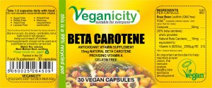 Beta Carotene 15mg