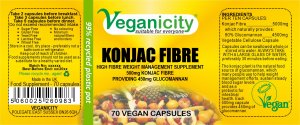 Konjac Fibre 500mg