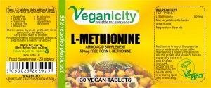 L-Methionine 500mg